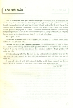 ĐỂ HỌC TỐT GIÁO DỤC KINH TẾ VÀ PHÁP LUẬT LỚP 11 (Kết nối tri thức với cuộc sống)